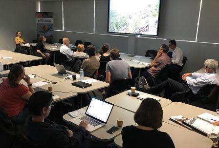 Discussing Banded Ironstone Formations at a recent workshop